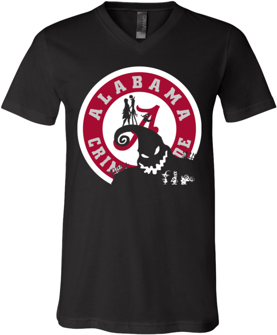 Jack Skellington And Sally Alabama Halloween Shirt - Scott Frost Nebraska Shirt (1155x1155), Png Download