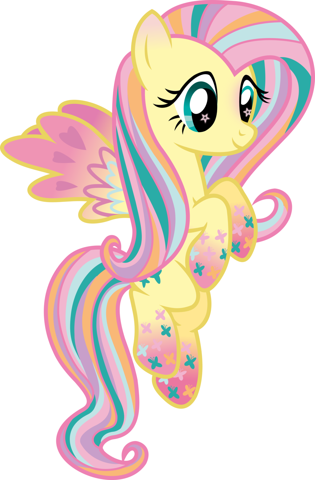 Fluttershy My Little Pony - Fluttershy (1024x1559), Png Download