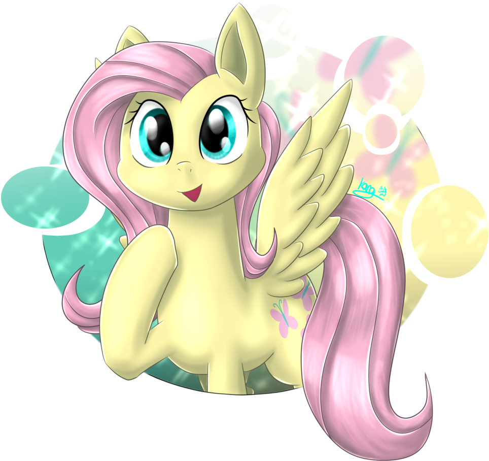 Mlp Fluttershy - Cartoon (1021x959), Png Download