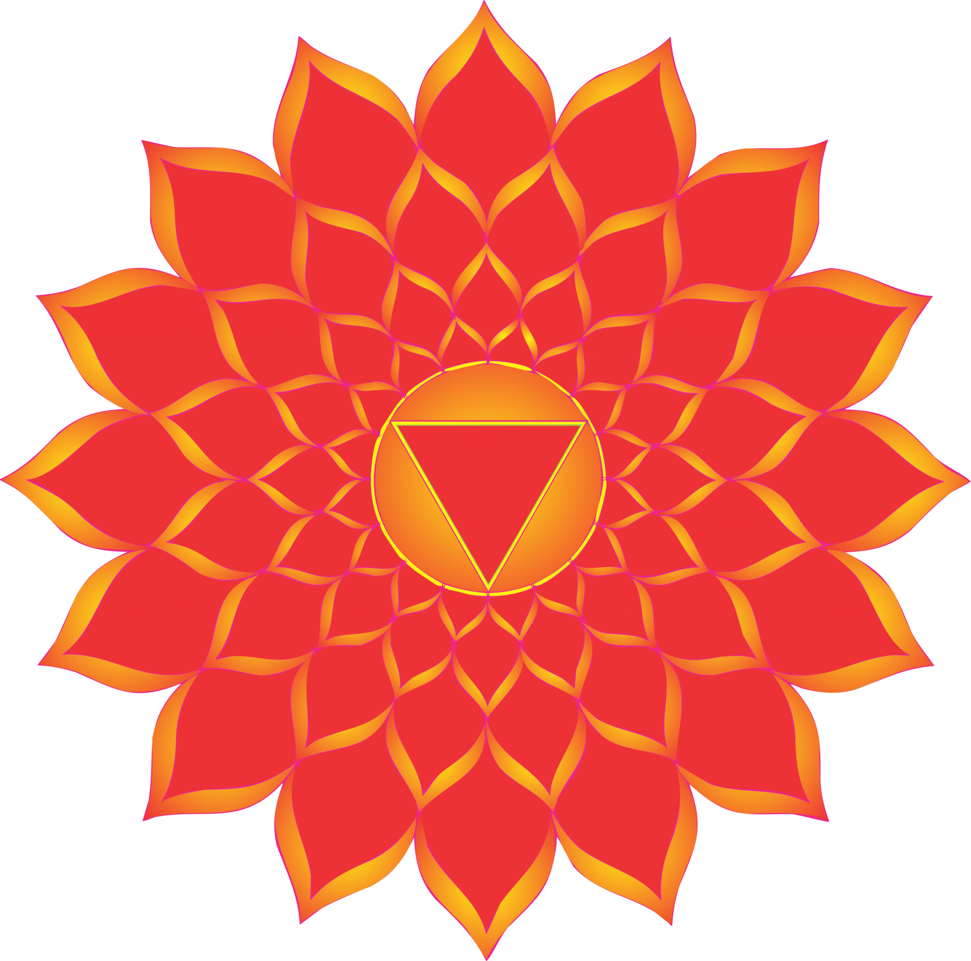 The Pyramid - Dark Blue Flowers Clipart (1920x1899), Png Download