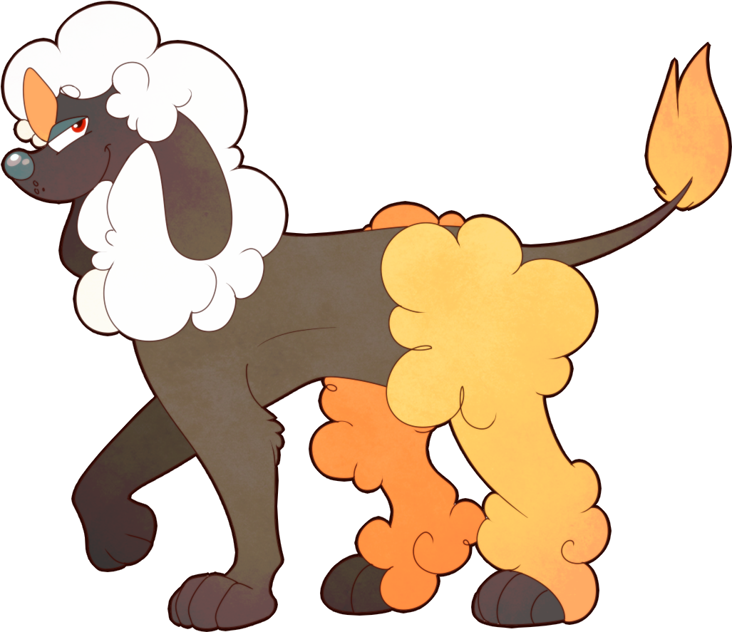 Furfrou - Feraligatr - Cartoon (1167x936), Png Download