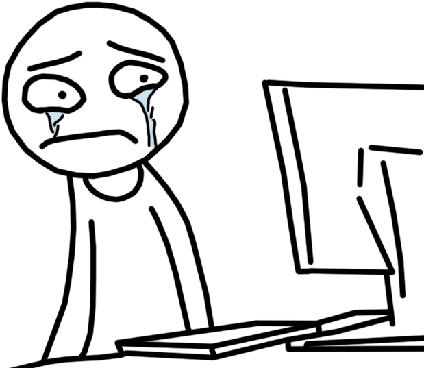 Mfw I See The Sorry Excuse For &quot - Crying Meme (657x630), Png Download