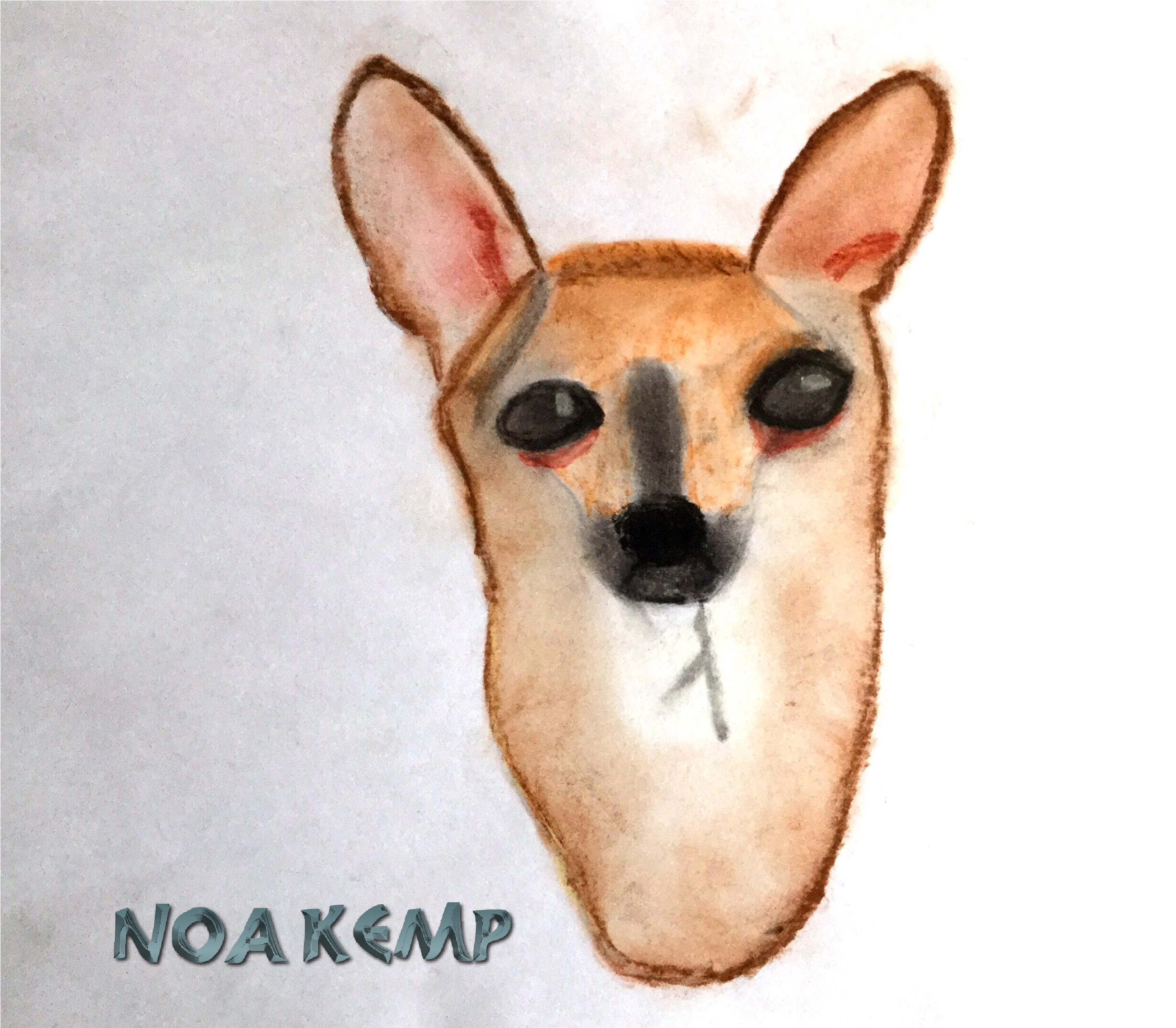 Chihuahua In Pastel Pencils - Companion Dog (4463x3263), Png Download