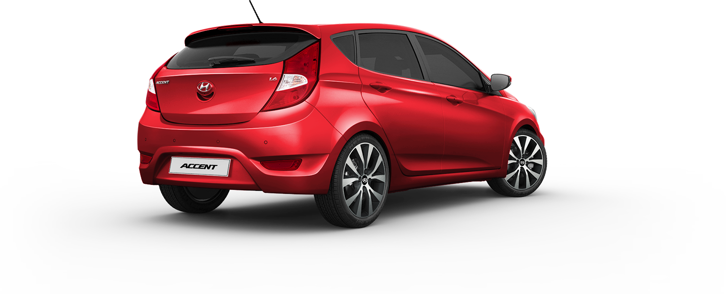 Hw087046 - Hyundai Accent 5 Cửa (1455x590), Png Download