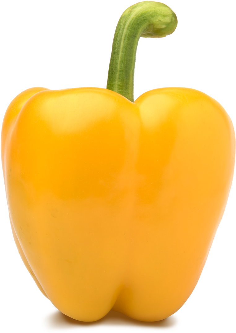 Yellow Bell Peppers - Yellow Pepper (1000x1167), Png Download