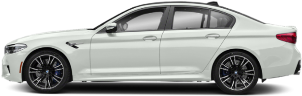 New 2019 Bmw M5 Sedan 4dr Car In Huntington Station - White Honda Civic 2018 (640x480), Png Download