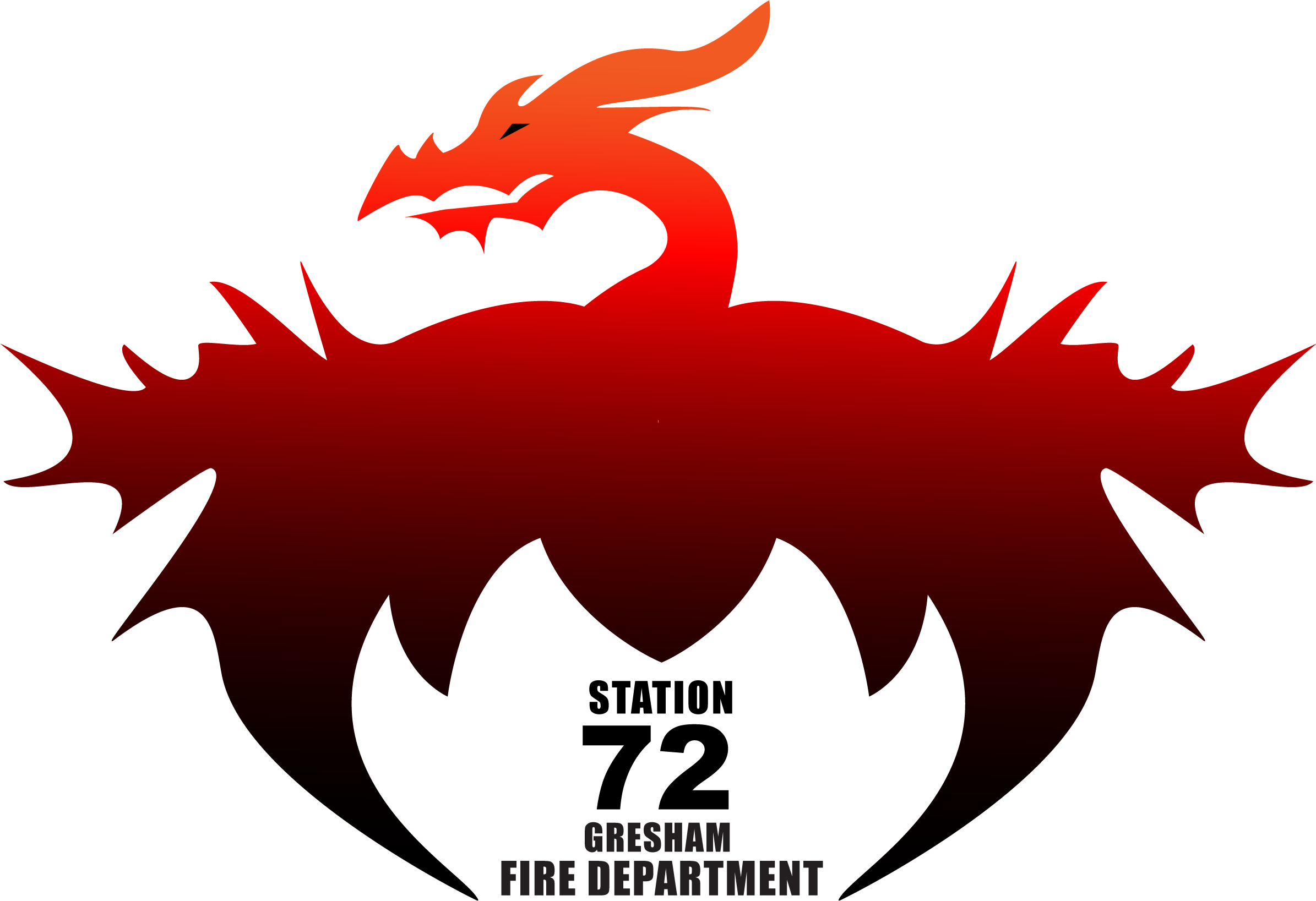 Go To Image - Fire Dragon Logo Png (2389x1652), Png Download