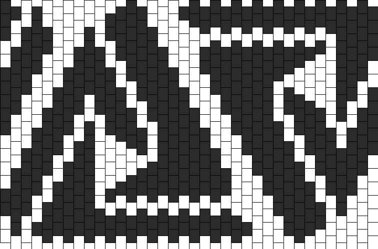 Triangle Pattern Kandi Pattern - Monochrome (756x499), Png Download