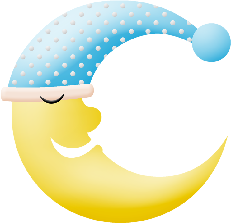 Moon Vector Cartoon - Smiley (800x777), Png Download