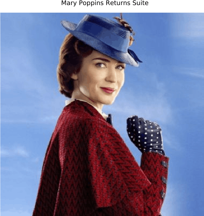 Mary Poppins Returns Suite [uncompleted] Sheet Music - Emily Blunt Julie Andrews Mary Poppins (850x1100), Png Download