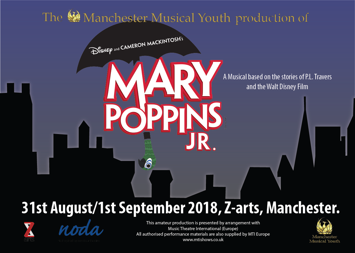 Mary Poppins - Mary Poppins Musical (1226x874), Png Download