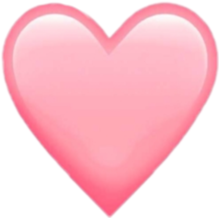 Heart Emoji Emojis Heartemoji Background Pink Pinkheart - Heart (1024x1024), Png Download
