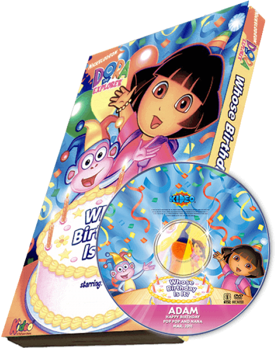 Dora The Explorer - Dora Whose Birthday Is It Dvd (700x700), Png Download