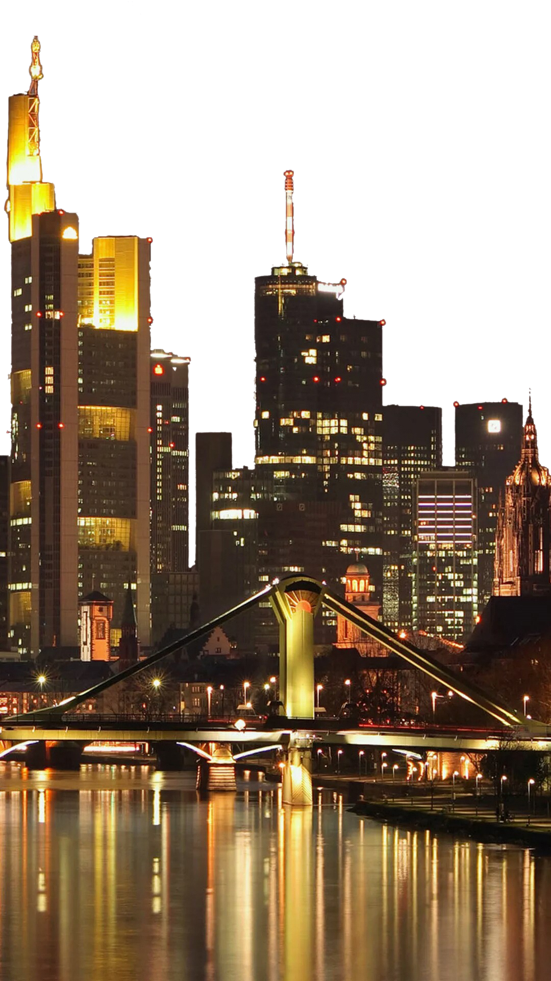 Cityscape At Night Png For Free Download - Atlanta Ga Skyline (1080x1920), Png Download