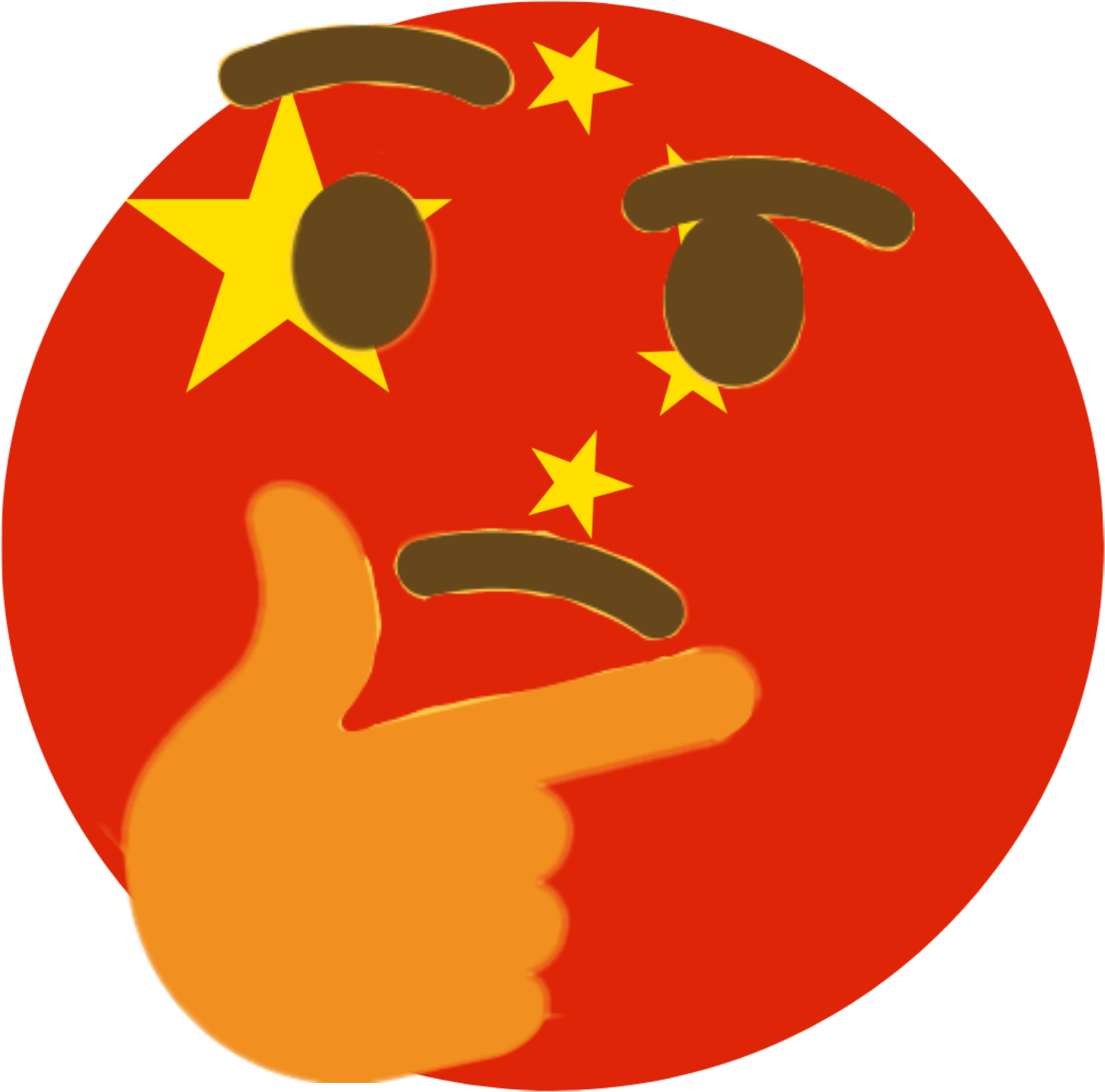 Thinkcn Discord Emoji - China Flag Circle Vector (2289x2289), Png Download
