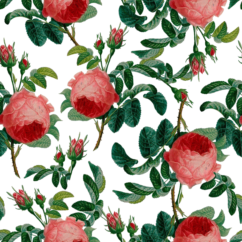 Mothers Day 2018 Flower Pattern Only Small - Flower Pattern Transparent (1000x1000), Png Download