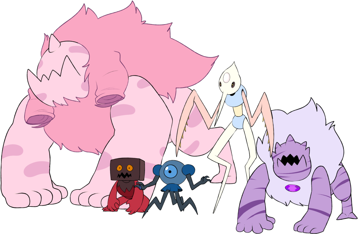 Pink White Nose Mammal Cartoon Fictional Character - Steven Universe Corrupted Rose Quartz (1280x850), Png Download