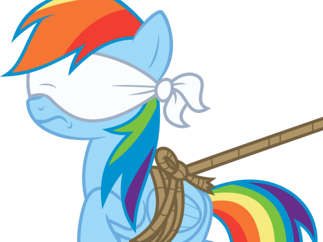 Blindfold Clipart Transparent - Daring Done Rainbow Dash (640x480), Png Download