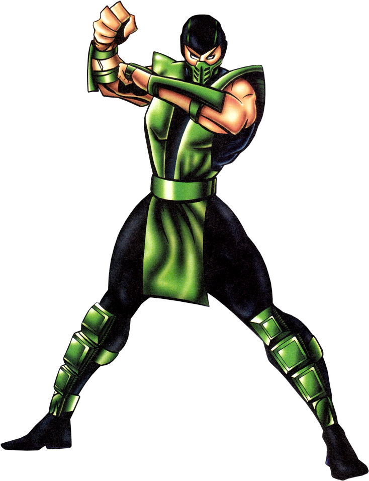 Scorpion Clipart Mortal Kombat - Reptile Mortal Kombat Png (777x1000), Png Download