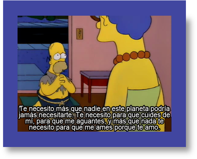 El Amor Nos Convierte A Todos En Idiotas, Vemos A Través - Homer Simpson I Miss You (648x521), Png Download