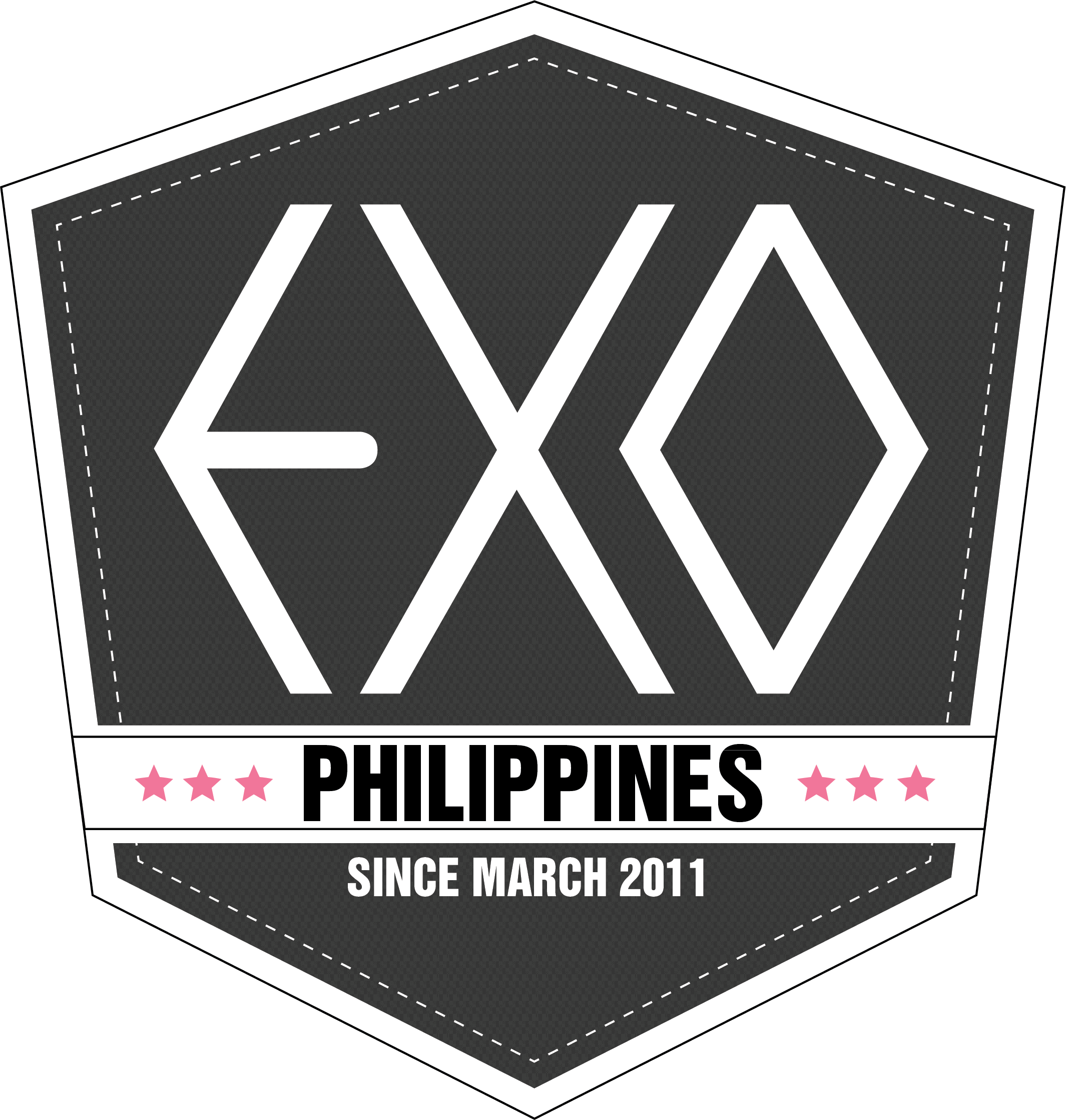 Exo Philippines Logo - Logo Fanbase Exo (2130x2237), Png Download