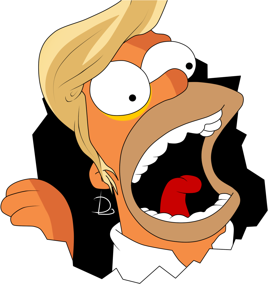 Fan Art Homer Simpson Animated Series The Simpsons - Homer Simpson (1920x1200), Png Download