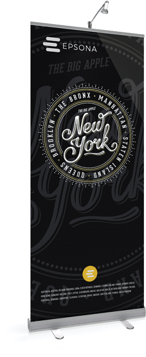 Rollup Black Banner Png (800x800), Png Download