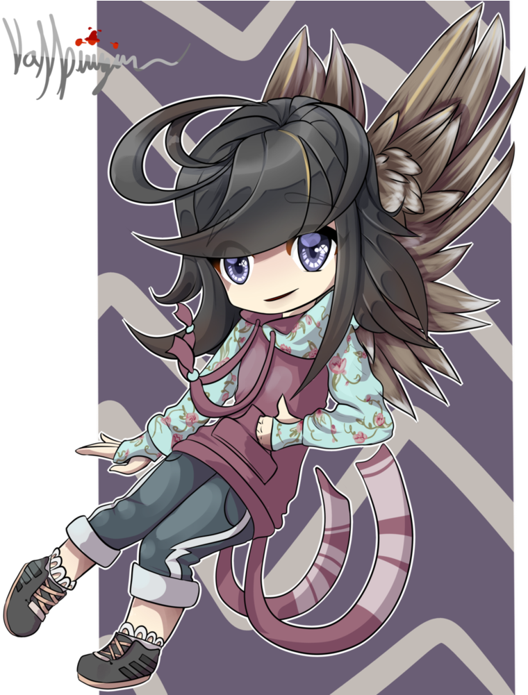Part Two Of My Roadrunner Girl Custom Adopt Design - Cartoon (760x1001), Png Download