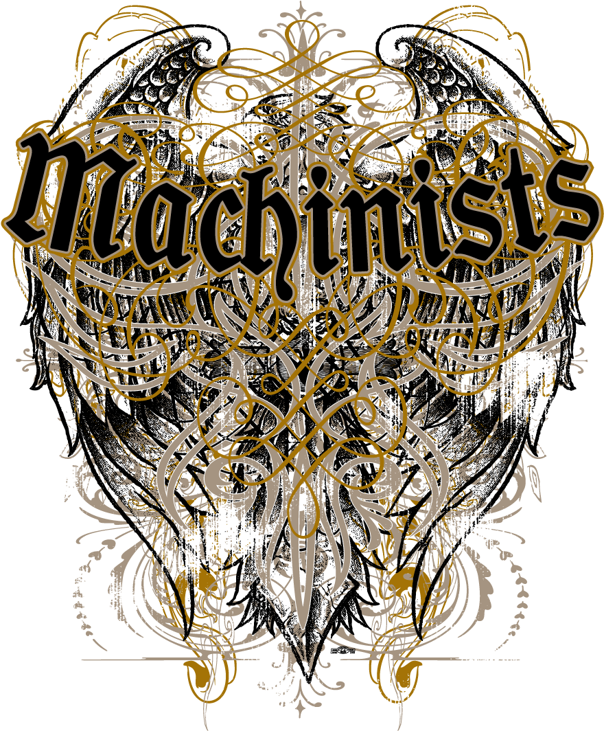 #911 Wings With Gold (1200x1200), Png Download