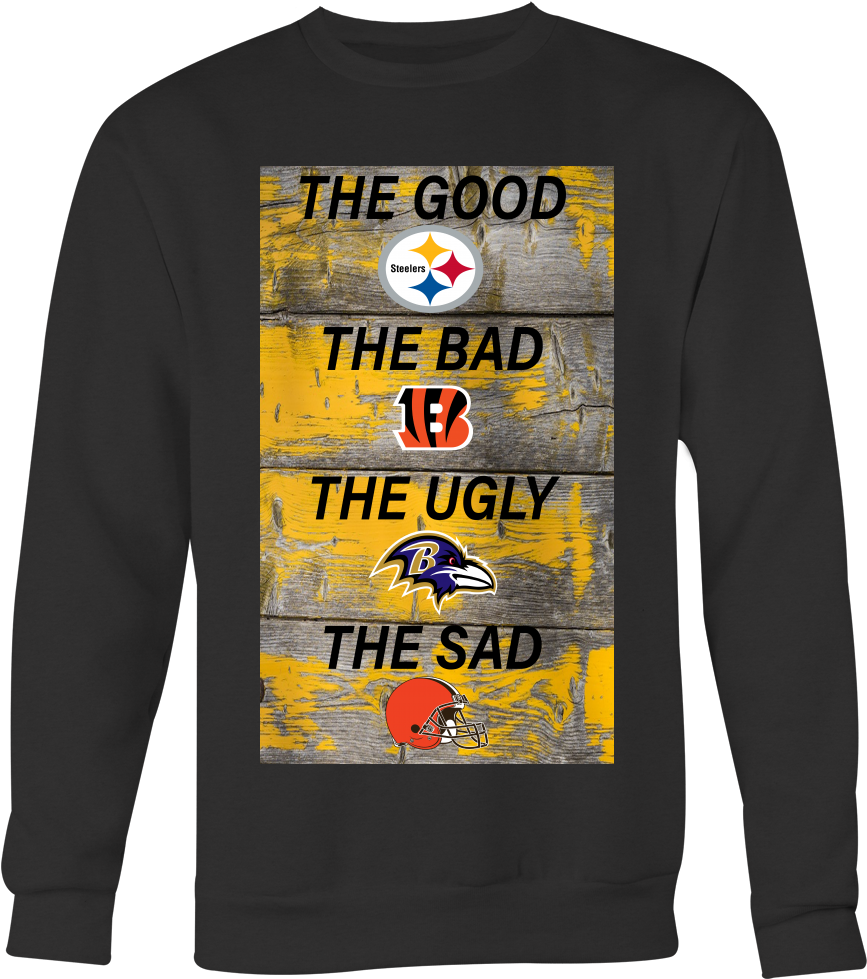 The Good Bad Ugly Sad - Naruto Christmas Sweaters (1000x1000), Png Download