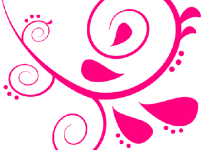 19 Vector Swirl Clipart Pink Free Clip Art Stock Illustrations - Fuchsia Frame (640x480), Png Download