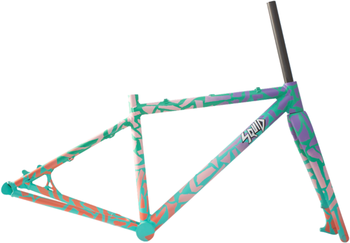#s00136 Torn Tape Frameset - Bicycle (1024x683), Png Download