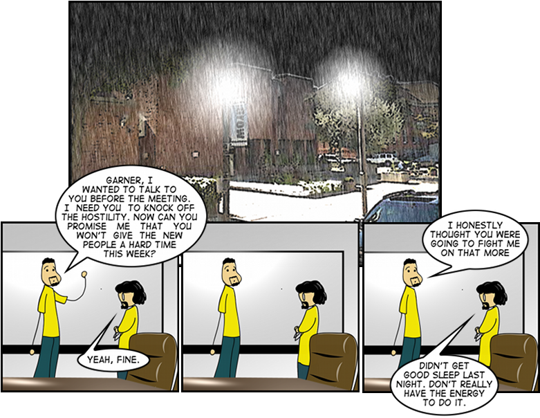 Tired - Comics (780x614), Png Download