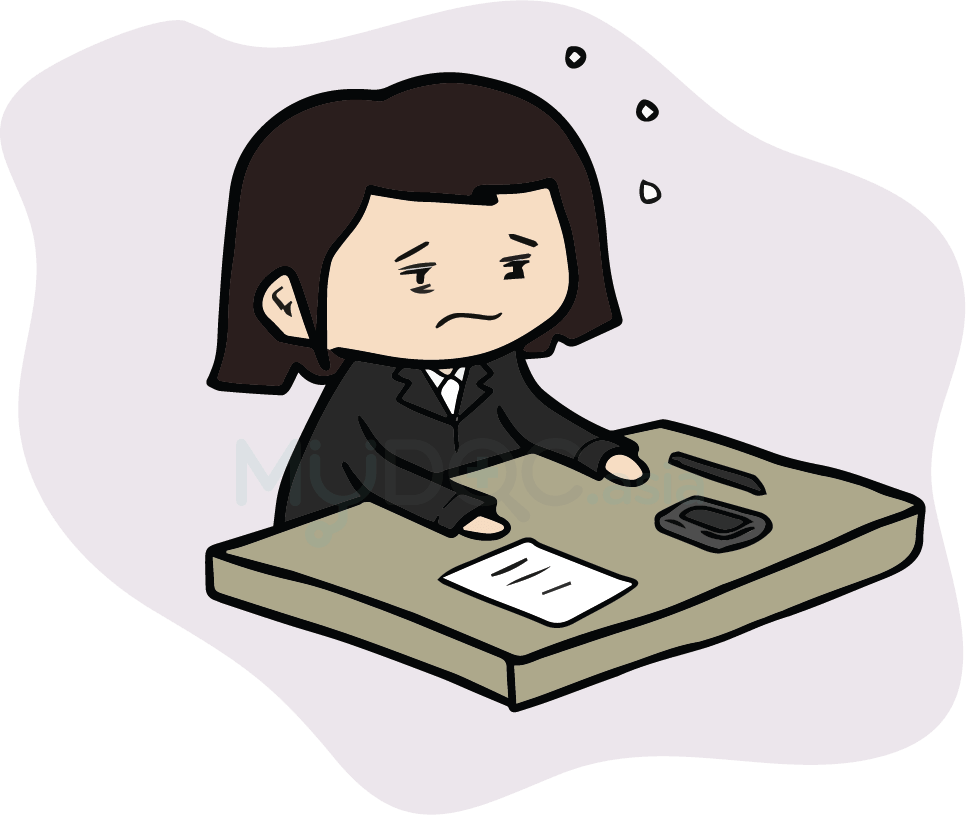 Cross Eyed Tired Insomniac Writer Clipart - Cartoon (966x815), Png Download