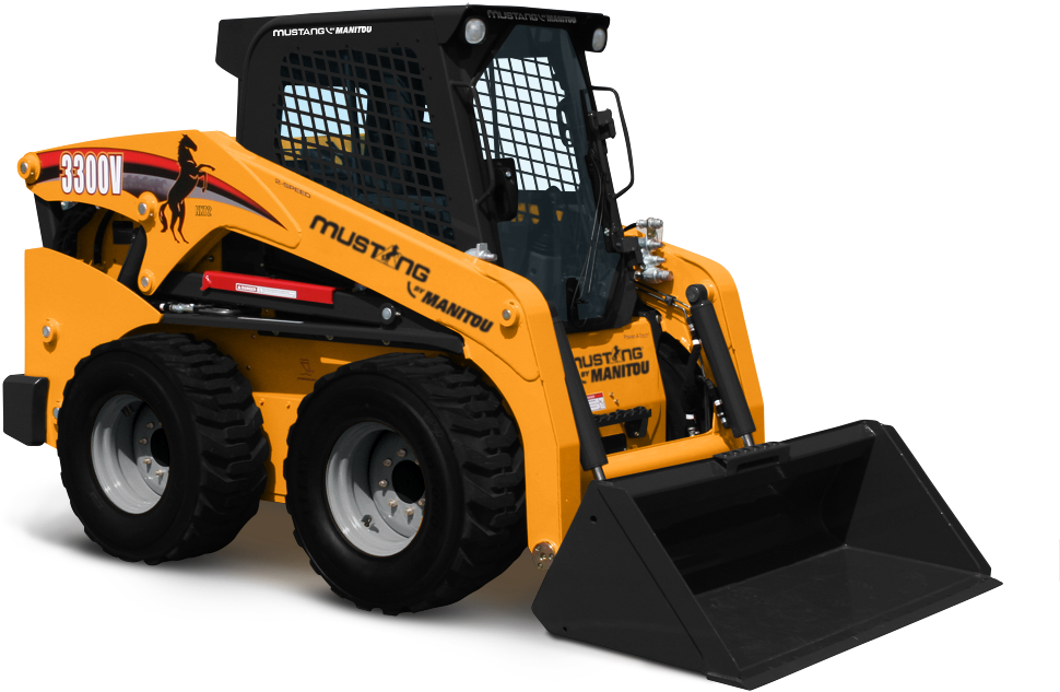 Skid Steer Loaders - Mustang 3300v (1024x781), Png Download