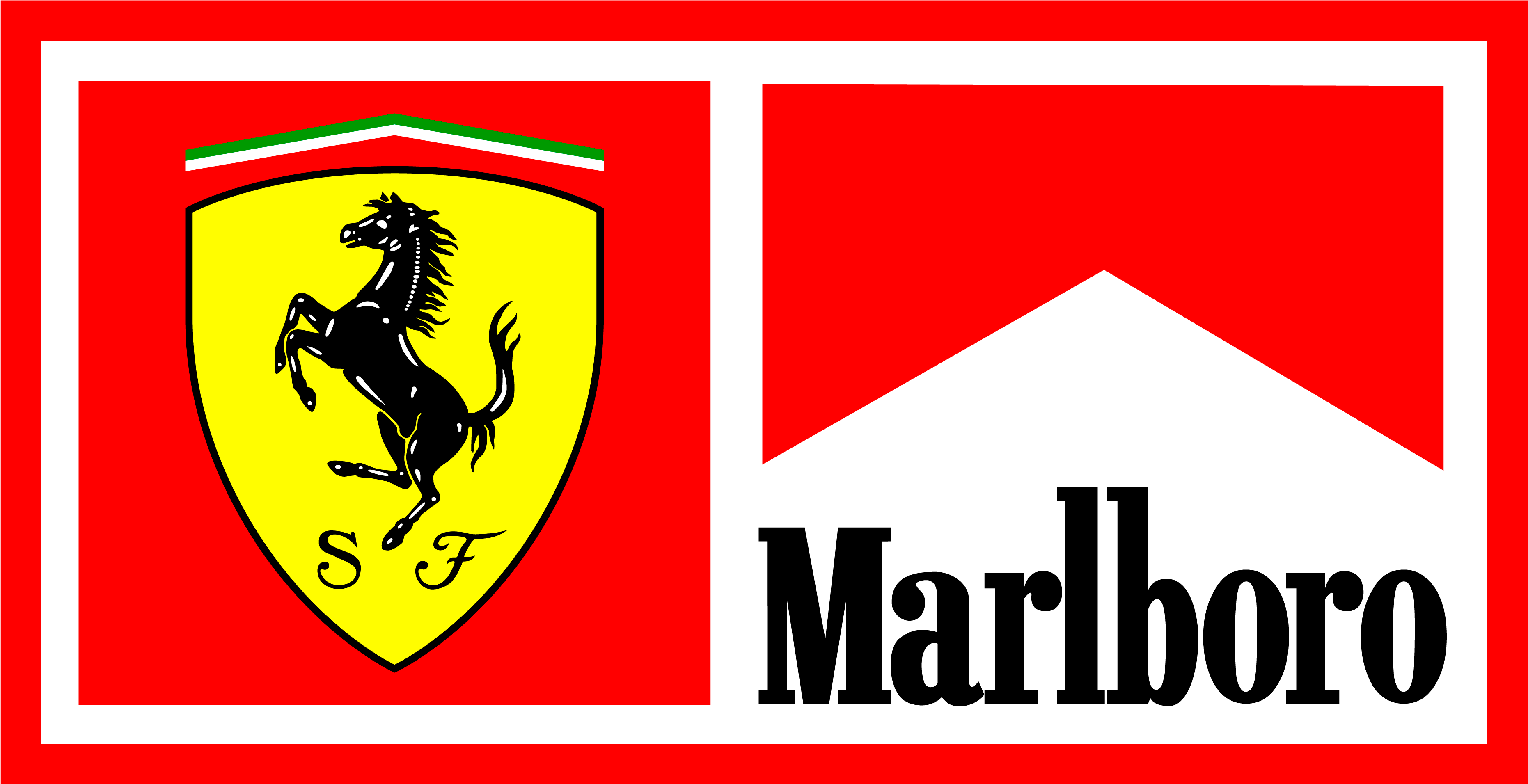 Scuderia Ferrari Marlboro Logo (3840x2160), Png Download