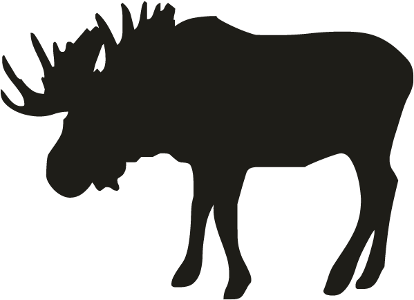 Smock Moose Motif - Attention Moose (696x696), Png Download