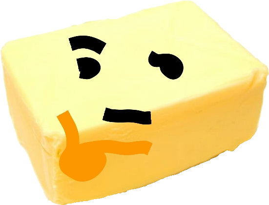 Butter Thonk - Illustration (571x561), Png Download