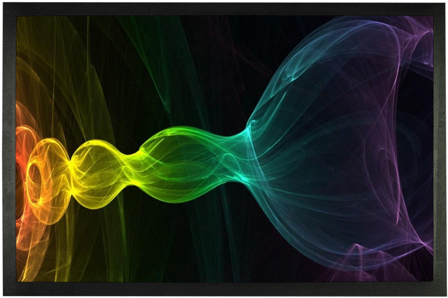 Rainbow Smoke ﻿sublimation Doormat - Color Technology (1024x1024), Png Download