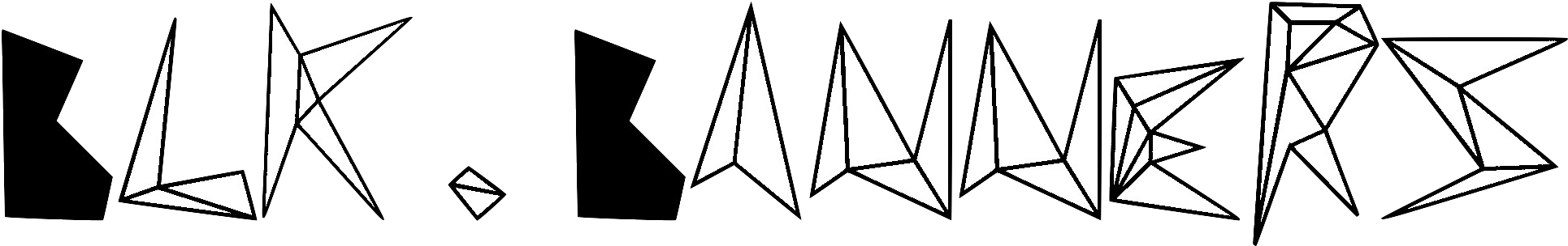 Tumblr Transparent Banners - Dark Banners (2022x408), Png Download