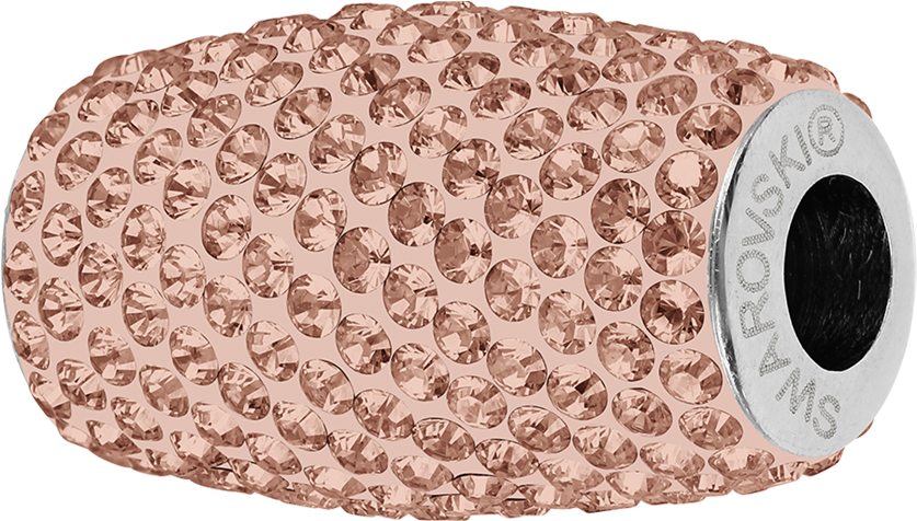 Swarovski 80921 Becharmed Pave Column Bead 13mm Vintage - Circle (900x900), Png Download