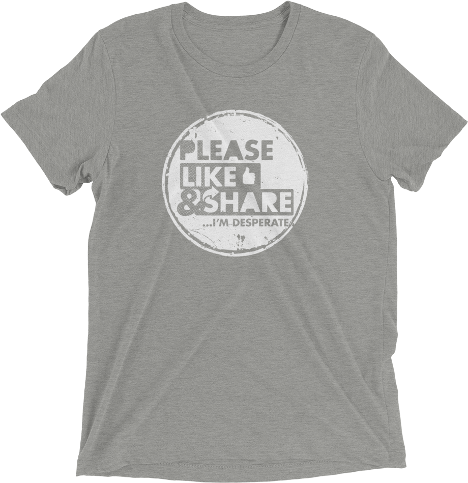 Please Like & Share - Active Shirt (1000x1000), Png Download