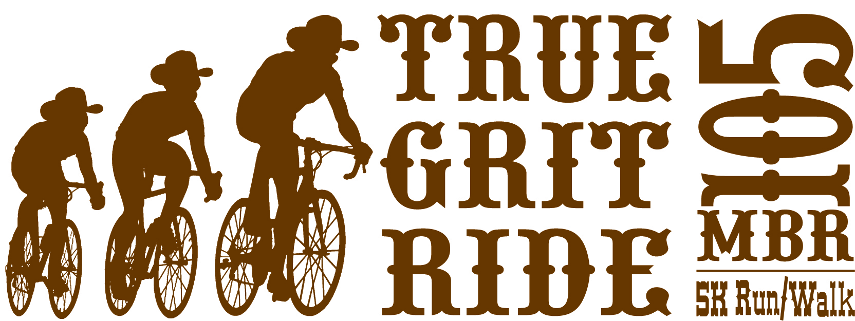 True Grit Ride - Bike Race (1664x625), Png Download