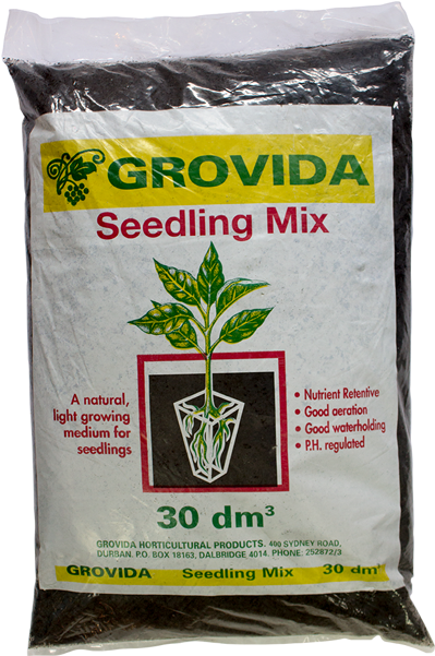 Grovida Seedling Mix 30dm3 - Natural Foods (600x600), Png Download