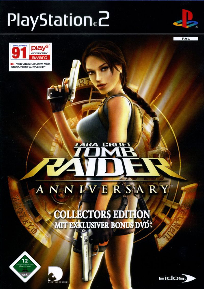 Tomb Raider Anniversary - Tomb Raider Anniversary Pc Box (1000x1000), Png Download