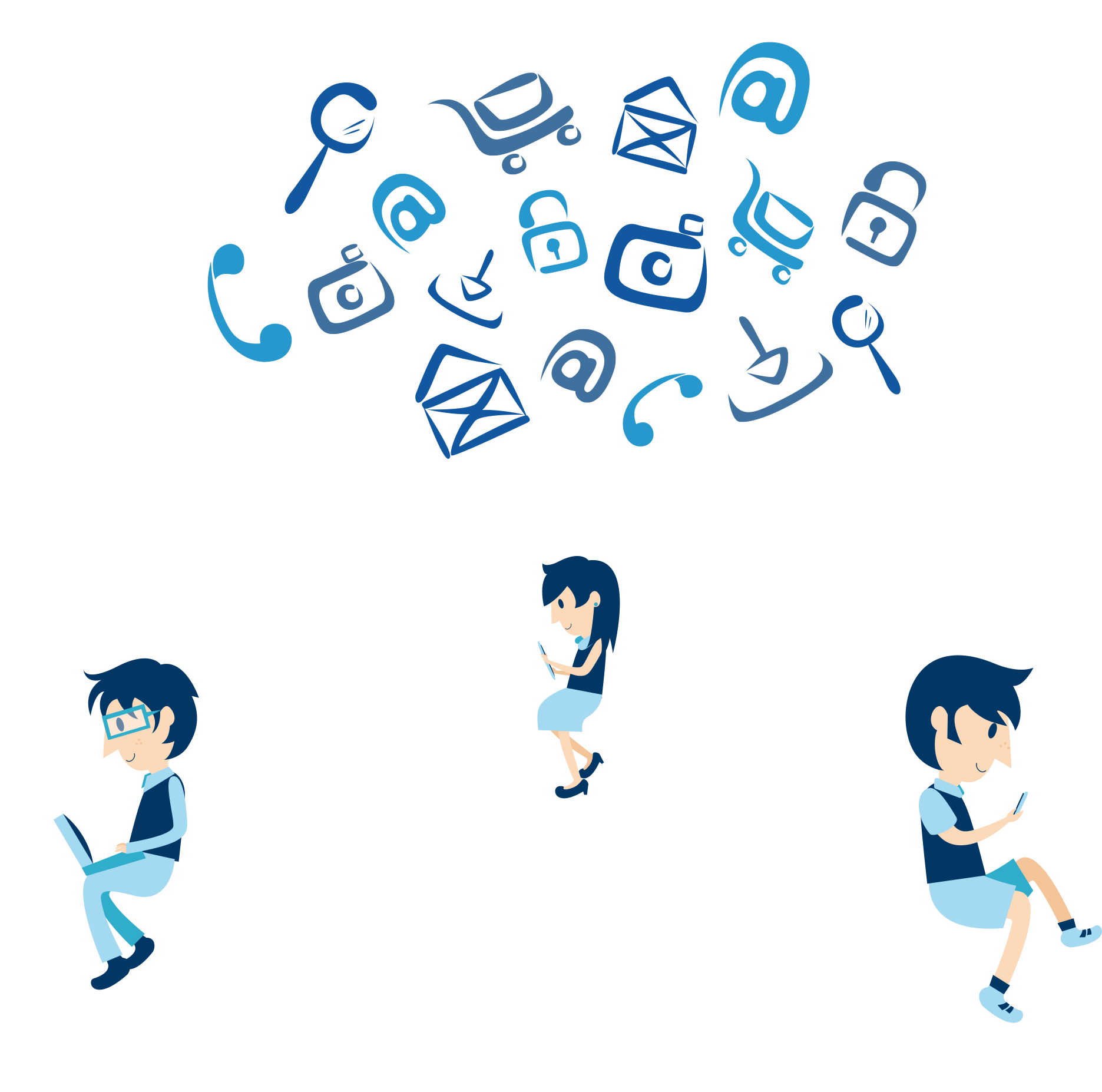Euclidean Clip Art Business Clouds Transprent Png - Cartoon (1871x1854), Png Download