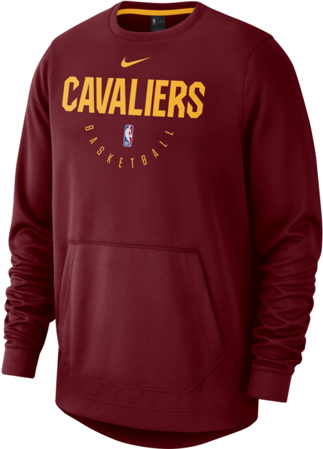 Nike Cleveland Cavaliers Spotlight Crewneck - Long-sleeved T-shirt (650x650), Png Download