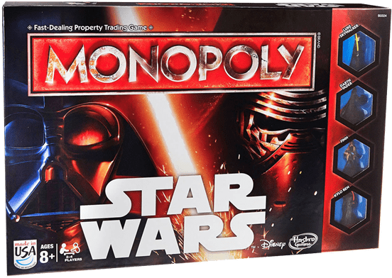Star Wars Monopoly Game (600x600), Png Download