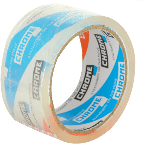 Chrome 48mm*50m*45mic Super Clear Tapes - Duct Tape (832x832), Png Download