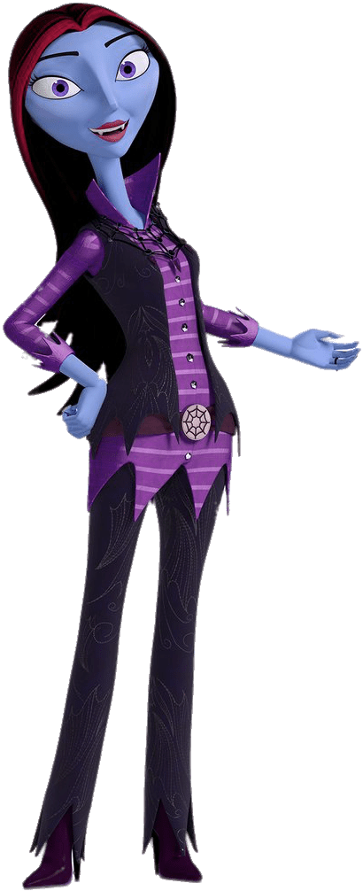 At The Movies - Vampirina Mom (593x1093), Png Download